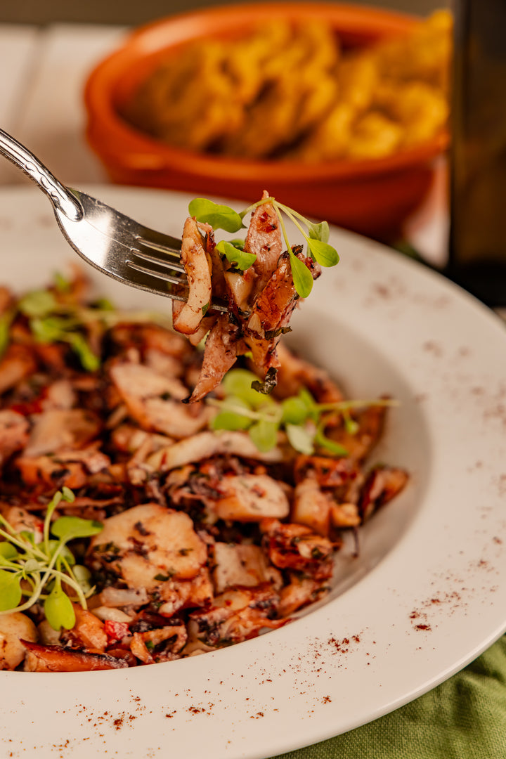 Pulpo a ajillo