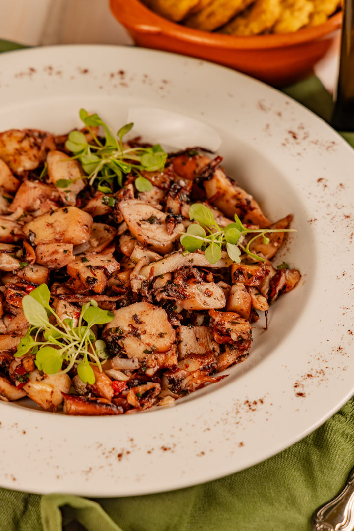 Pulpo a ajillo