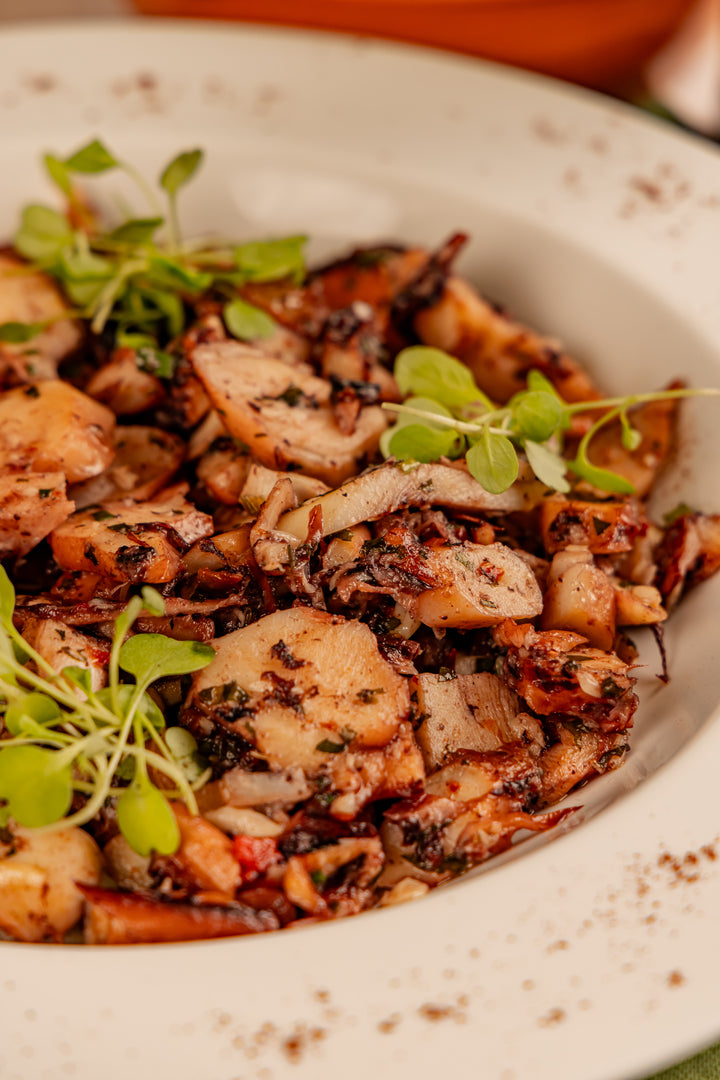 Pulpo a ajillo