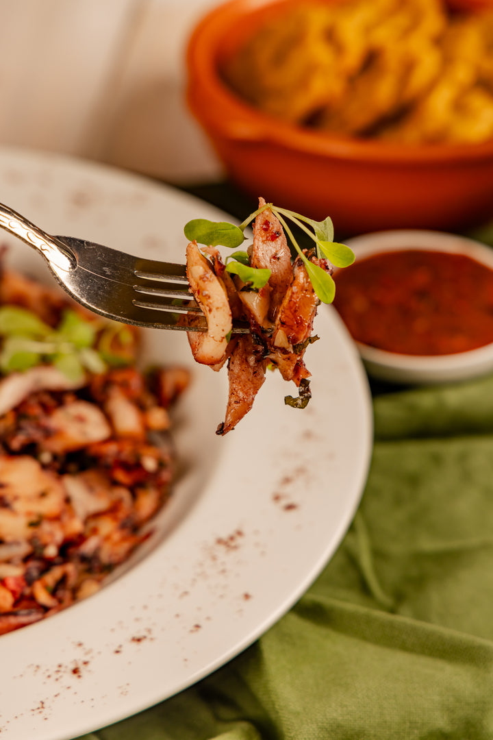 Pulpo a ajillo