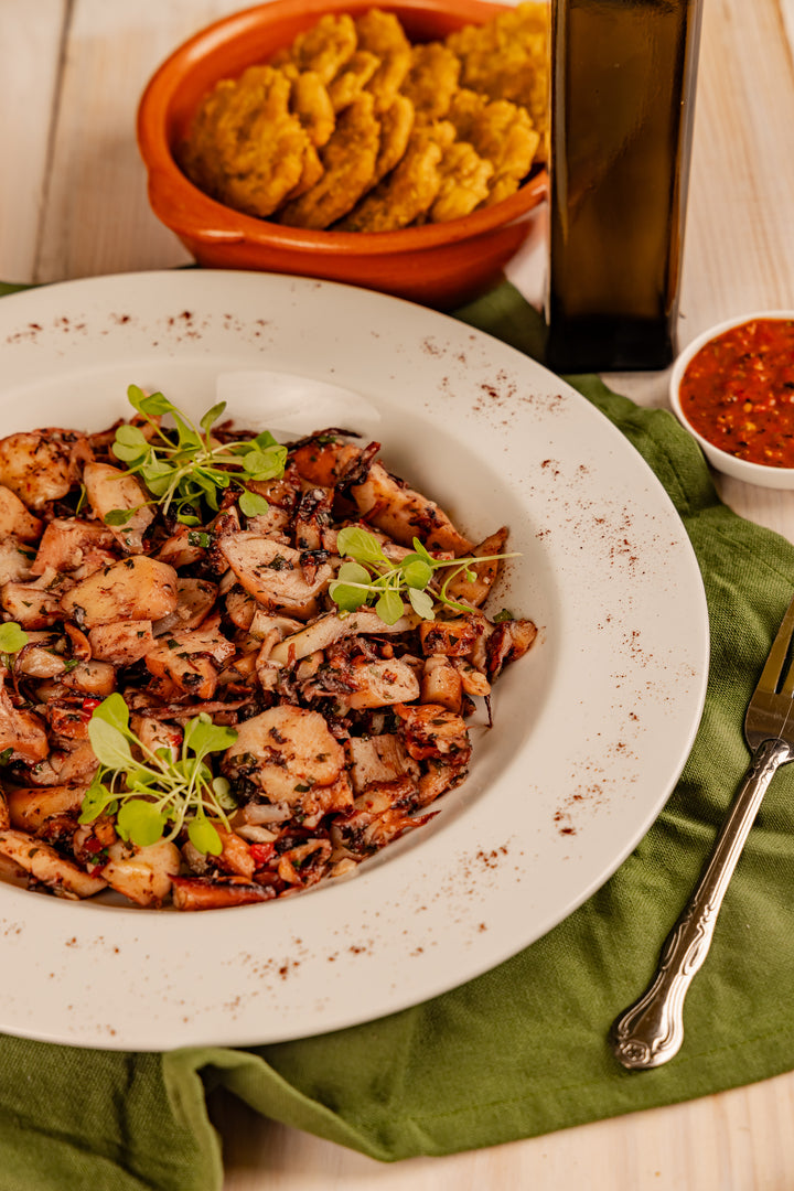 Pulpo a ajillo